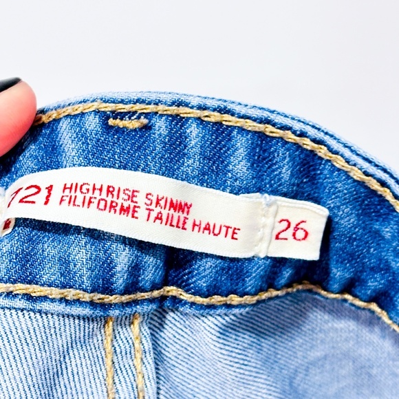 LEVI'S Light blue 711 high rise skinny jeans - Picture 4 of 11